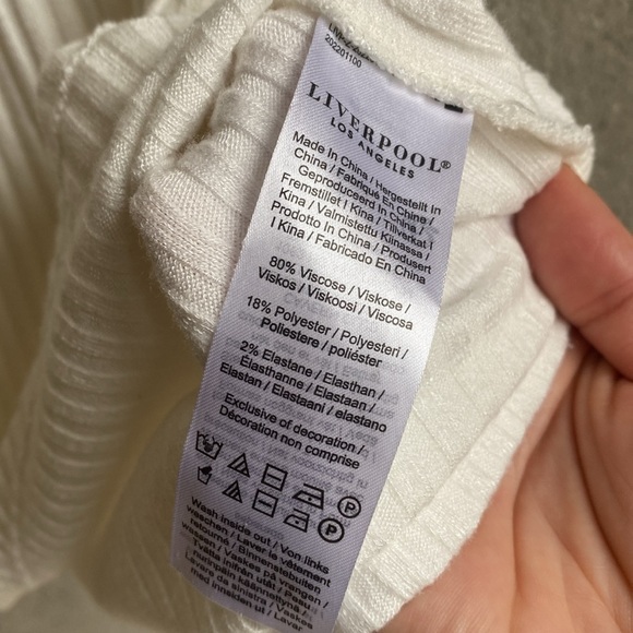 Liverpool Los Angeles Rib Knit Top - Picture 3 of 7